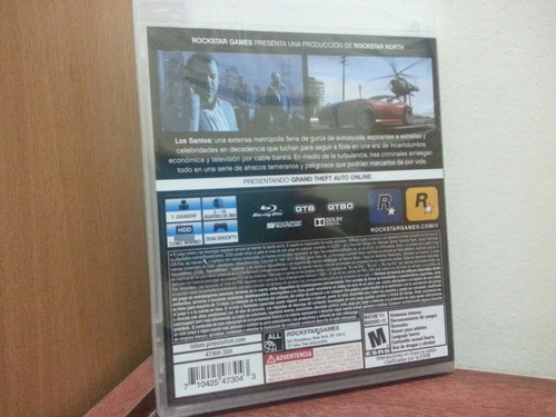 Imagen 3 de 10 de Gta 5 Juego Ps3 .fisico / Mipowerdestiny