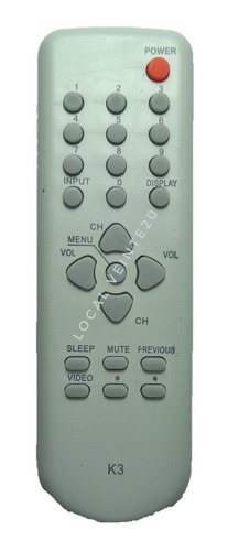 Control Remoto Para Daewoo Sumus Tv Dtq-2133ssfn Dlx-20j1