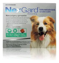Comprar Pastilla Antipulgas Y Garrapatas Nexgard 10 A 25 Kg X3 Comp