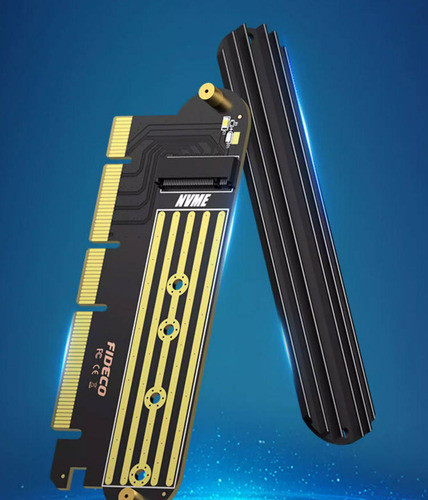 Adaptador Pci-e A M.2 Nvme M.2 64gbps Pci-e X16 4 X8