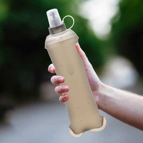 Garrafa De Água Macia Dobrável Da Garrafa De Tpu Com 250ml