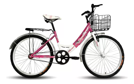 Bicicleta Dama Canasta Plegable Y Parrilla Bravia Rodada 24