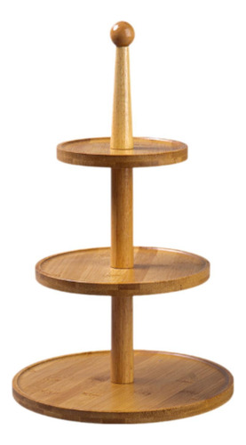 Estante De Exhibición De Postres De Madera, Soporte Para