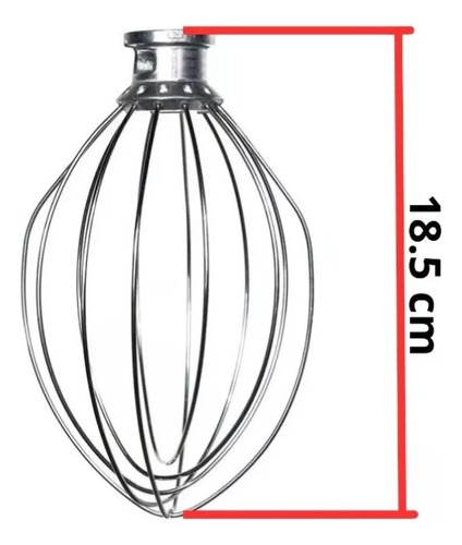 Globo Batidora Compatible Con Kitchenaid W10731415 6 Y 7 Qt