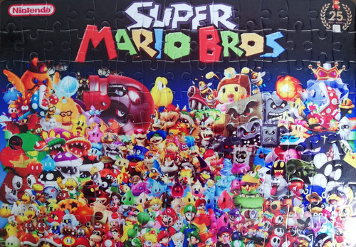 Rompecabezas De Super Mario Bros 120 Piezas