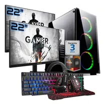 Comprar Pc Gamer Amd Ryzen 7 5700g 32gb 1tb 2 Monitores 22 100hz W11