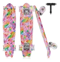Comprar Skateboards De 22 Pulgadas Niños, Skateboard Cruiser P...
