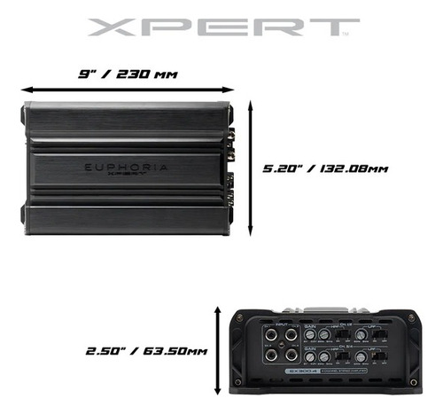 Mini Amplificador 4 Canales Db Drive Euphoria Xpert Ex300.4