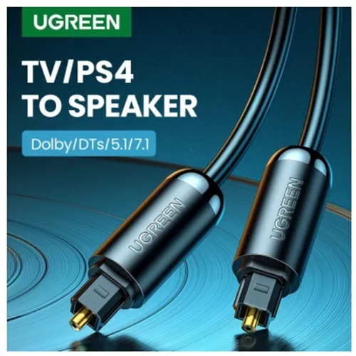 Cable Audio Óptico Toslink Ugreen 3 metros x 4.2mm