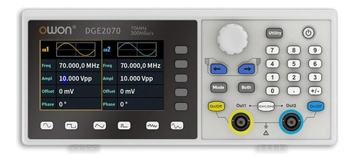 Dge2070 Generador De Funciones Owon 70 Mhz 2 Ch Modulación