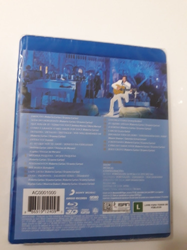 Imagem 2 de 2 de Blu Ray Roberto Carlos Em Jerusalém 3d (lacrado)