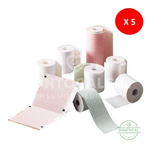 Papel Para Ecg 90 Mm X 30 M- Caja X 5 Rollos - Shillerat 1