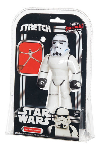 Stretch - Boneco Star Wars Elático 17cm - Storm Trooper