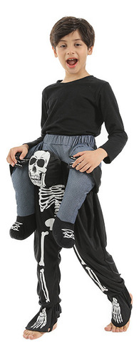 Disfraz De Calavera Con Diseño De Calavera En La Espalda