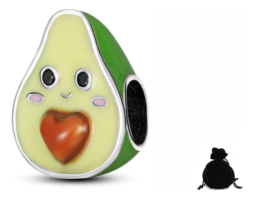 Charm Aguacatito Plata Ley 925