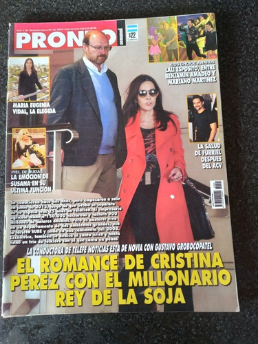 Revista Pronto Gimenez Lali Furriel 28/10 2015 N1004