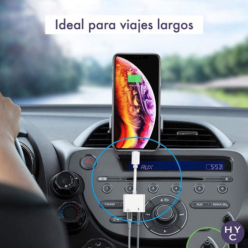 Adaptador Usb Tipo C 3.5 Dual Audio Carga
