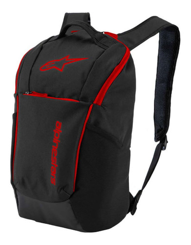 Mochila Alpinestars Defcon V2 Preto Vermelho Motociclista