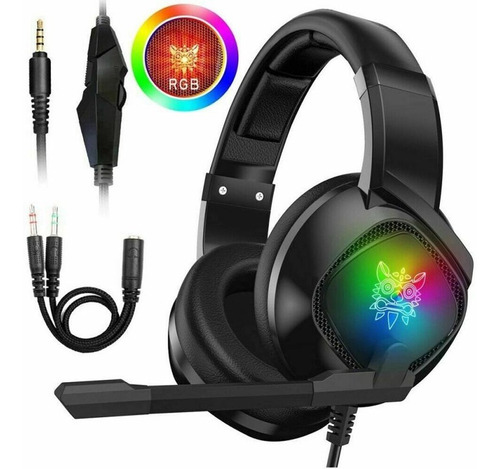 K19 Rb Luz Juegos Auriculares Con Micrófono Para Xbox One/ps