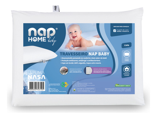 Nasa Nap Infantil travesseiro criança baby viscoelástico hipoalergênico