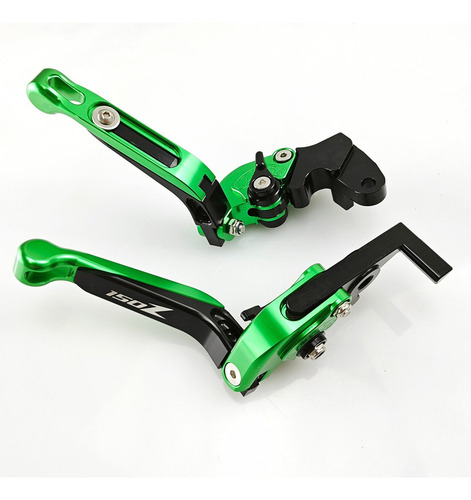 Palancas Plegables De Aluminio Para Italika 150z, Verde
