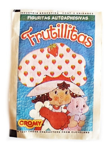 Sobres Figuritas Frutillitas Cerradas Nuevas Cromy 1997 