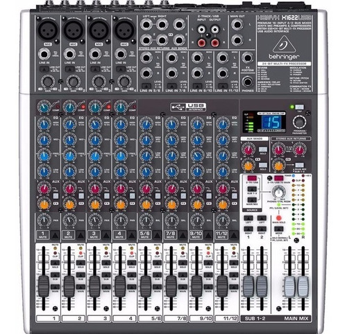 Behringer X1622usb Consola Mezcladora 16 Entradas 2/2 Buses
