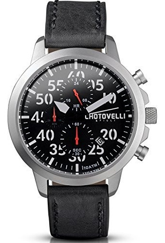 Reloj Chotovelli Aviator Para Hombre Reloj Cronografo Italia