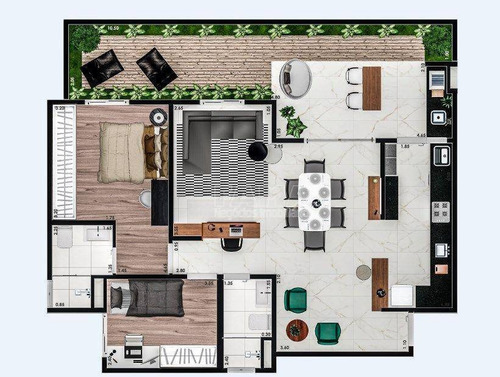 Imagem 12 de 15 de Apartamento Com 2 Dormitórios À Venda, 73 M² Por R$ 517.900,00 - Morumbi - Paulínia/sp - Ap0644