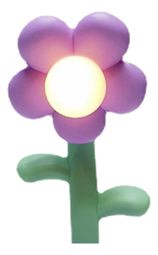 Lámpara De Mesa De Flores, Luz Nocturna, Con Pilas,