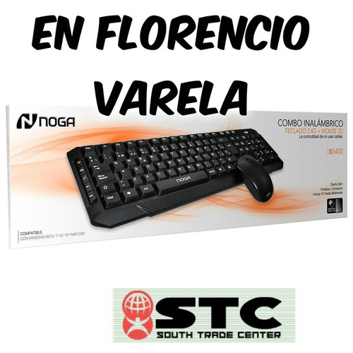 Combo Inalámbrico Noganet Teclado 2.4g + Mouse S5400