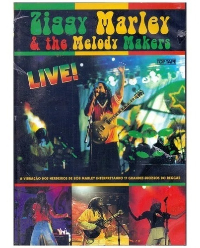 Dvd (nm) Ziggy Marley & The Melody Makers Live! Ed. Br 2004 