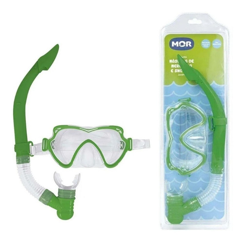 Imagem 3 de 5 de Máscara De Mergulho Mor Oculos Snorkel Natação Praia Piscina