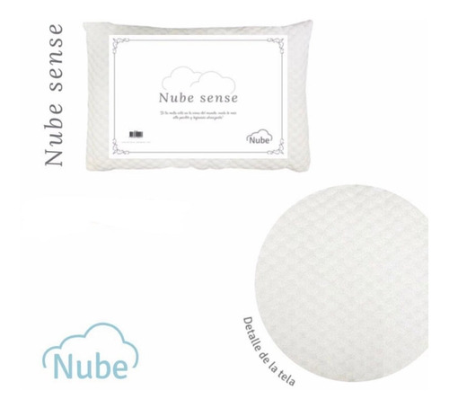 Almohada Nube Sense Extra Mullida Vellón Siliconado Oferta!