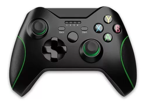 Controle sem fio Xbox One, controle de jogo Zamia Gamepad 2,4 GHZ  compatível com Xbox One/One S/One X/One Series X/S/Elite/PC Windows 7/8/10  com vibração dupla integrada (preto)