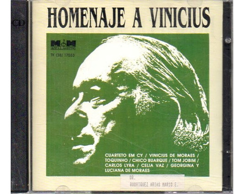 Chico Buarque Y Otros - Homenaje A Vinicius - Cd Original 