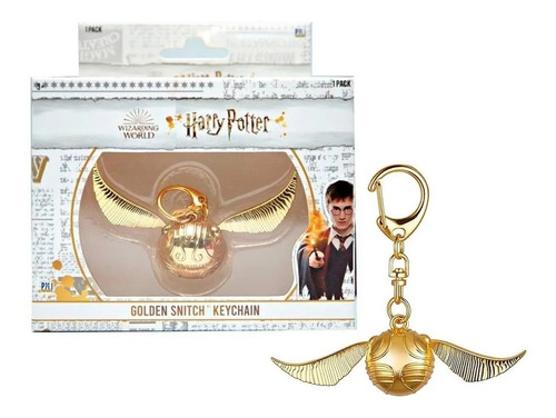 Harry Potter Llavero Metal Golden Snitch Dorada Coleccion 84