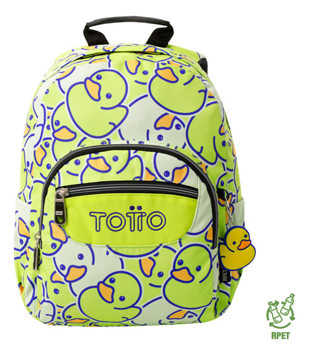 Mochila Escolar Para Niña Notebook 10 Tempera Totto