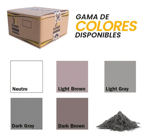 Desmoldante Para Concreto Estampado 9 Kg Color Light Gray