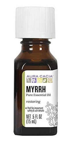 Aura Cacia Aceite Esencial De Mirra Puro 15ml Usa