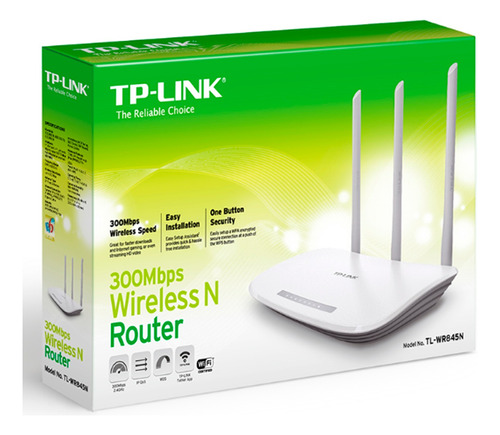 Router Wireless N Tp-link Tl-wr845n 300mbps Wifi 3x5dbi