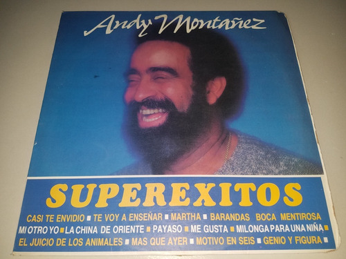 Lp Vinilo Disco Vinyl Andy Montañez Super Exitos