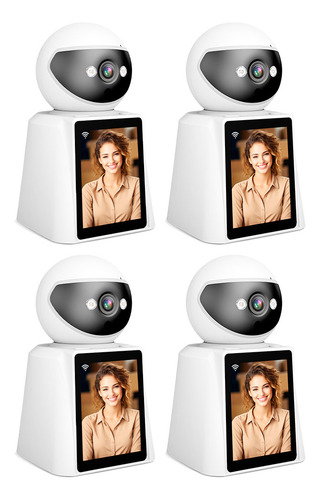 Kit X4 Cámara De Seguridad Srihome Audio Bidireccional 1080p