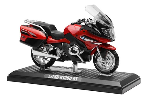 Bmw R1250rt Miniatura Metal Moto Adornos Coleccionables 1/12