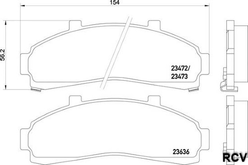 Balatas Disco  Delantera Para Ford Ranger   1999