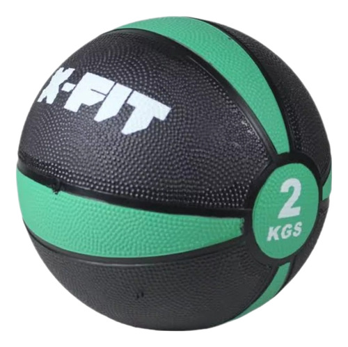 Balón Medicinal De 2kg X- Fit Original Con Peso Y Rebote