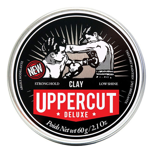 Cera de cabelo Uppercut Deluxe Clay 2,5 onças 70 gr em argila Uppercut Deluxe clay