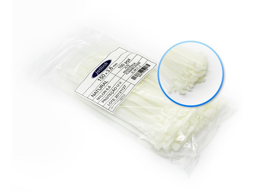  Kit Abraçadeiras Nylon Enforca Gato 500 Un 3,6 Mm X 150 Mm