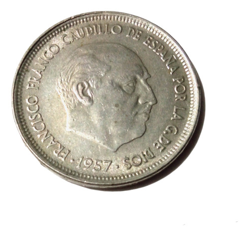 Moneda 50 Pesetas De 1957