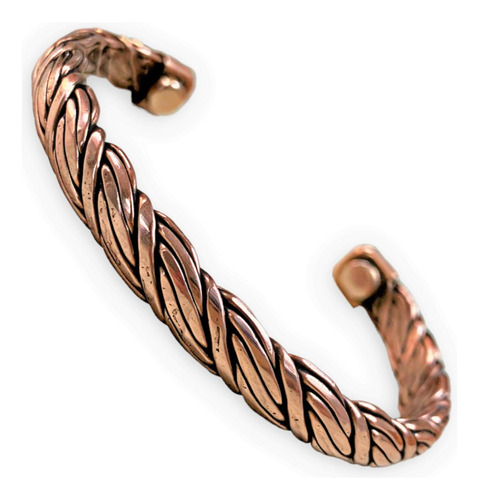 Pulsera Magnética Tejida De Cobre Puro, Unisex, Ajustable